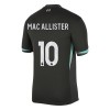 Virallinen Fanipaita Liverpool Mac Allister 10 Vieraspelipaita 2024-25 - Miesten